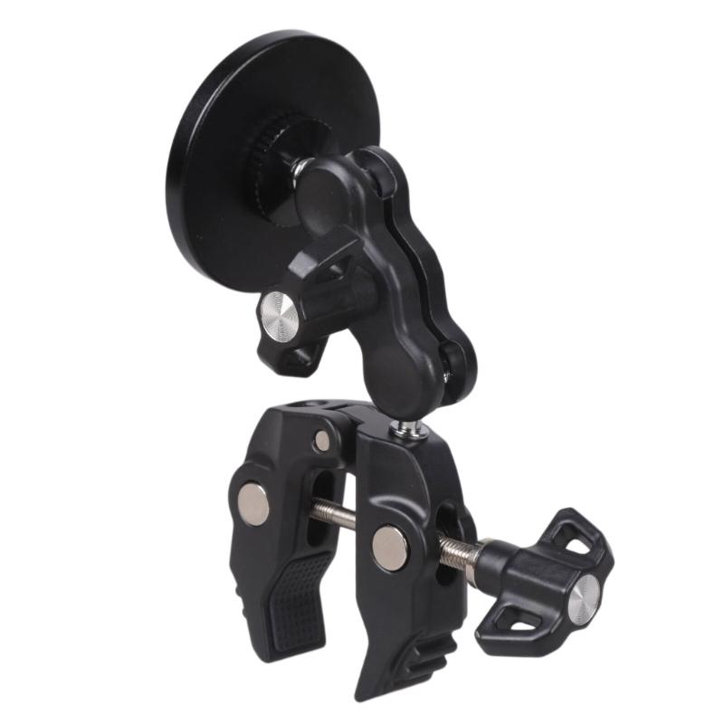 MultiAngle Camera Mount With Strong Plastic Clamp And Magnetic Disk Phone Mount Holder For Outdoor Photography Use