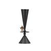 Creative Metal Handicrafts Abstract Bronze Statue Flower Vase Geometric Flower Arrangement Decorative Bottle Home Accessories