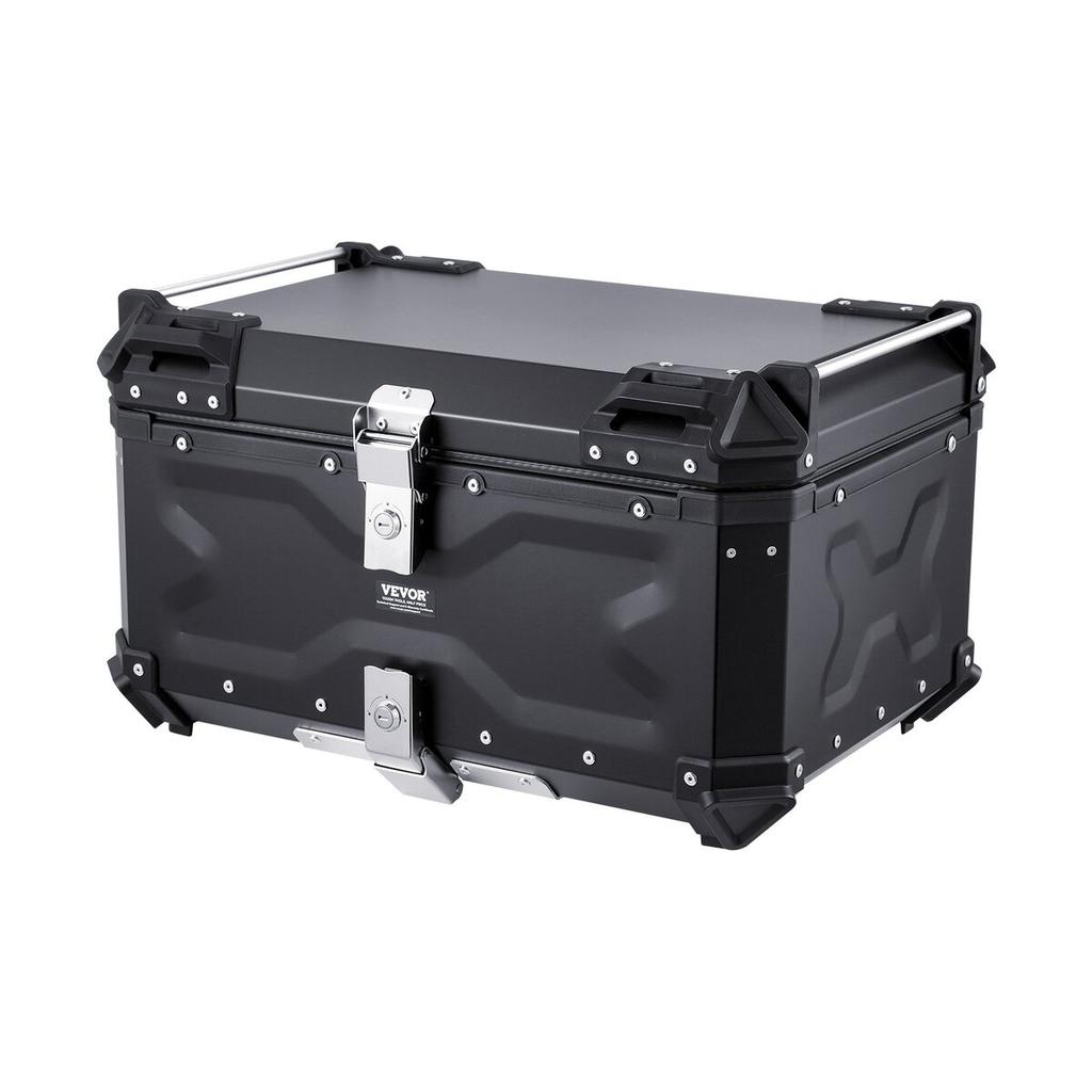 65L Motorrad Topcase Universelle Motorrad Heckbox mit Lederfutter