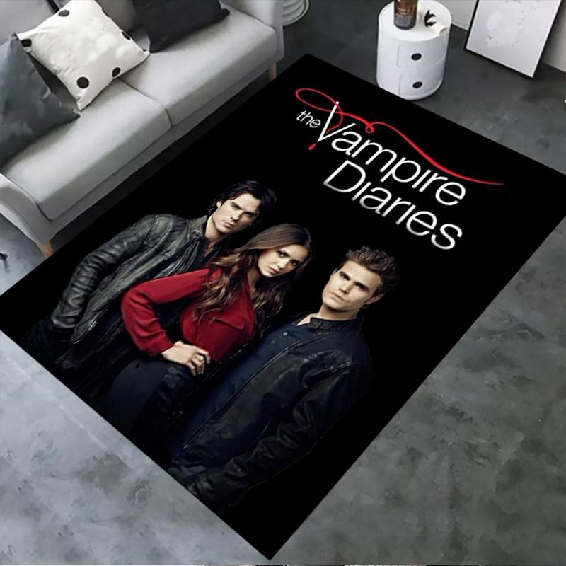 2025 Nuovo Tappeto Vampire Diaries per Soggiorno Camera da Letto Casa Decorazione Divano, Tappetino Antiscivolo per Giochi Bambini204
