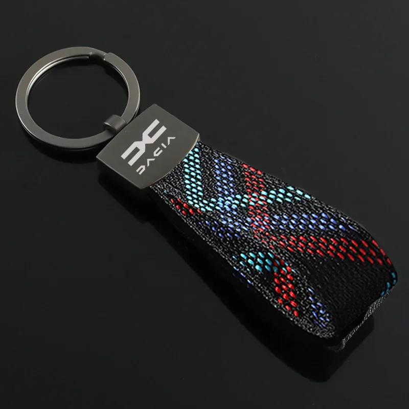 

3D Metal Car Emblem Key Chain Ring Keyring for Dacia Duster Logan Sandero Stepway Dokker Lodgy 2024 2021 2019 2017 Accessories