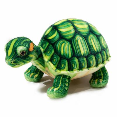 Schildkröte Reptil Meeresschildkröte Amphibisch Schwarze Schildkröte Brasilianische Schildkröte Simulation Plüschpuppe Puppe Kissen Geschenk