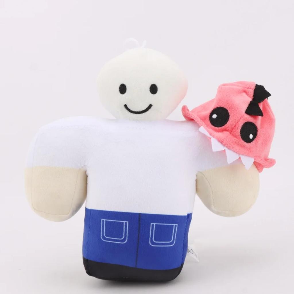 Kawai Rubare Un Cervello Sammy Jandel Peluche Anime Gioco Peluche Carino Uomo Quadrato con Cappuccio Regalo di Compleanno Natale per Bambini e Fan