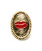 Bonbeau Antique Coin Lip Earrings