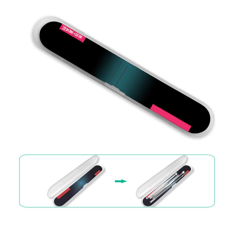 Ear Wax Removal Tool Set Stainless Steel Ear Cleansing Tool Kit with Brush Material Cleaning Brush5 Piece Set