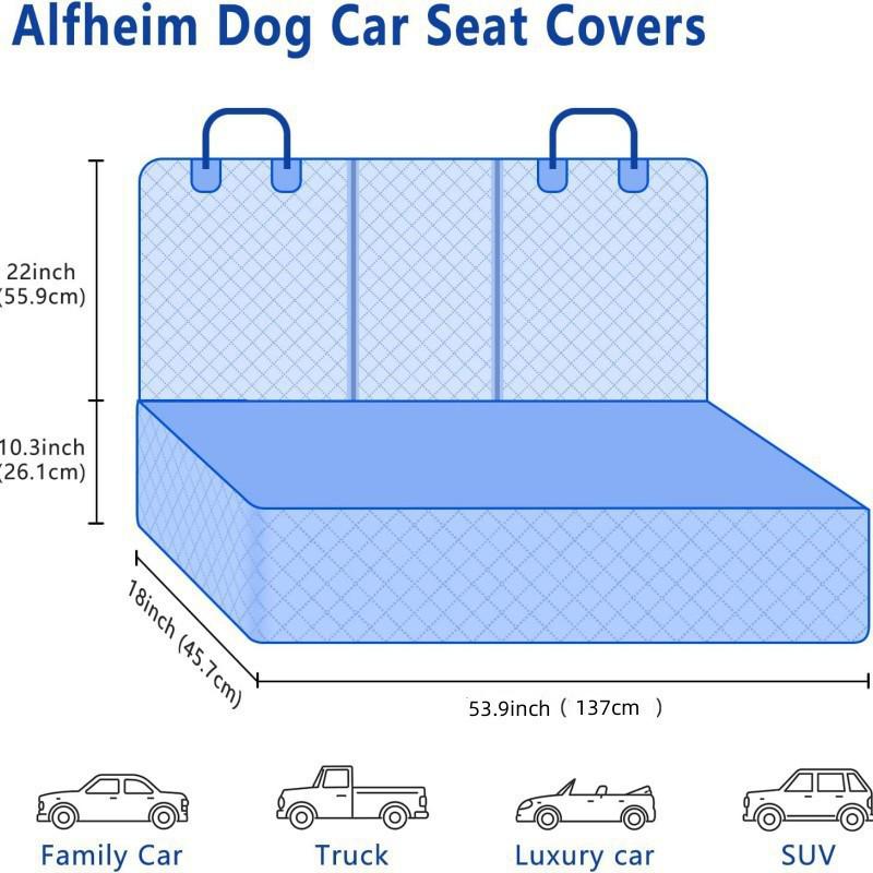 Dirtproof Waterproof Rear Seat Pet Mat for Dogs - Car Protector
