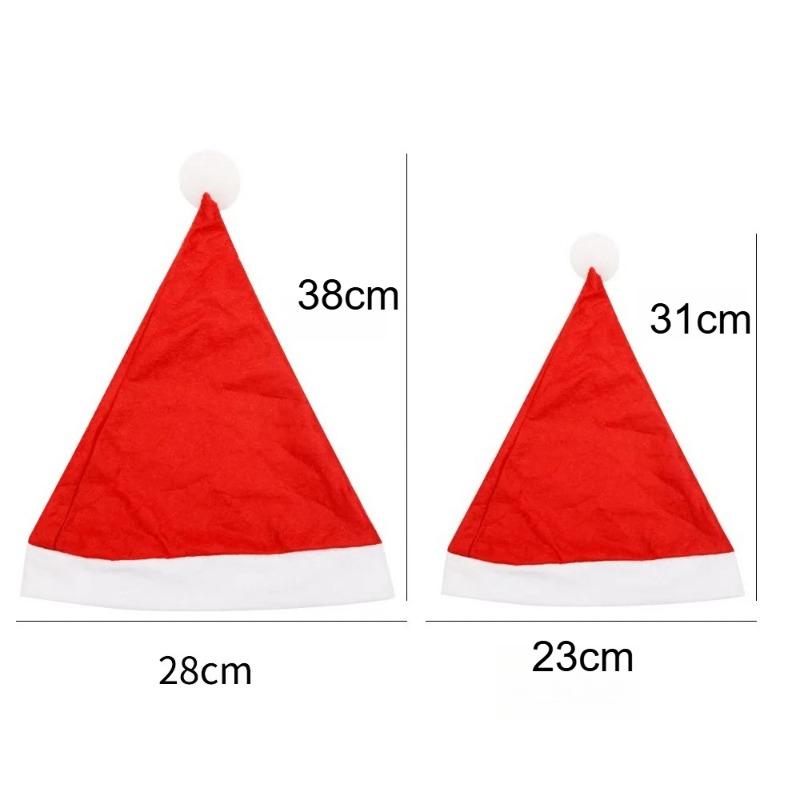 1/2/4 st Julhatt för Vuxna Barn Förtjockad Varm Jultomte Julhattar Mössa God Jul Nyårsfestival Partydekoration