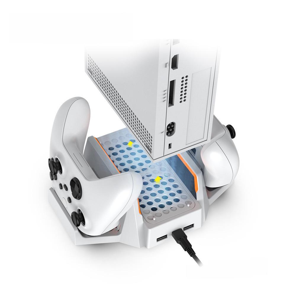 Xbox Series S Console Cooling and Charging Base with Dual Battery Dock