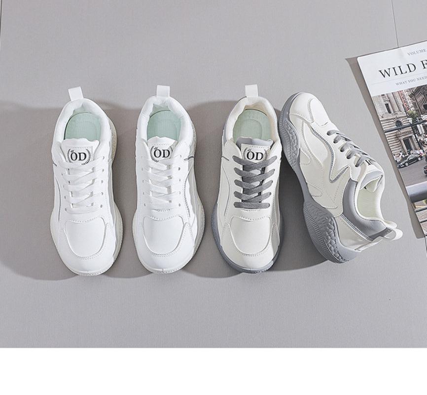 Fashion New Women's White Shoes Fashionable Casual Running Vulcanize Shoes Breathable Sneakers for Autumn Sneakers Women Tenis Feminino