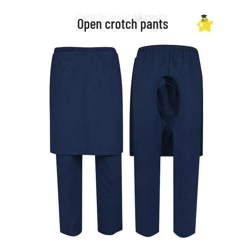 

Адаптивные трусы с открытой промежностью для лежачих или страдающих недержанием пожилых людей - унисекс-трусы для ухода за больными с переломами. 3XL fits 70-85 kg