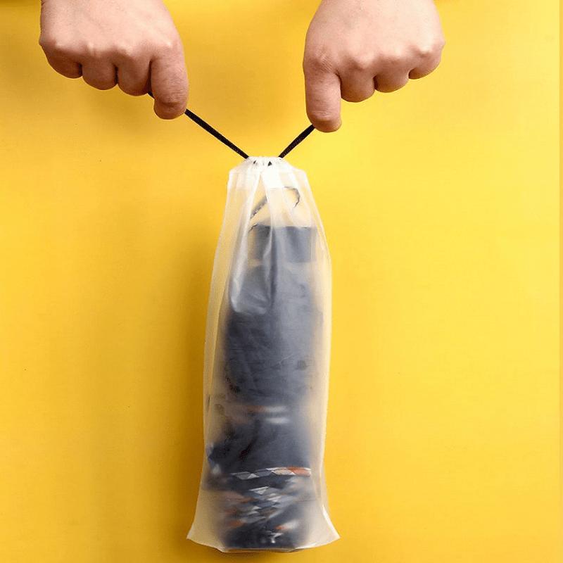 5/20pcs Waterproof Translucent Umbrella Storage Bag with Drawstring Portable Multi-purpose Pouch for Home Travel Organizer Essen