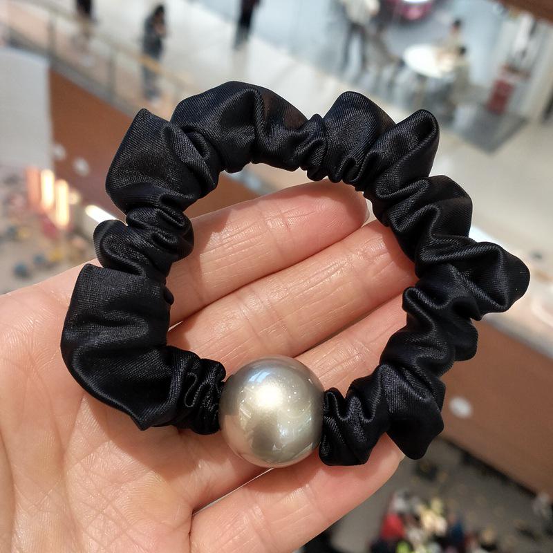 High-Elastic Durable Leather Ponytail Holder - Large Intestine Hair Tie Headband for Girls