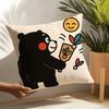 3 Funny And Quirky Party Animals Pillow Case Home Living Room Decoration Linen Pillowcover Pillow Cases Cushion Cover