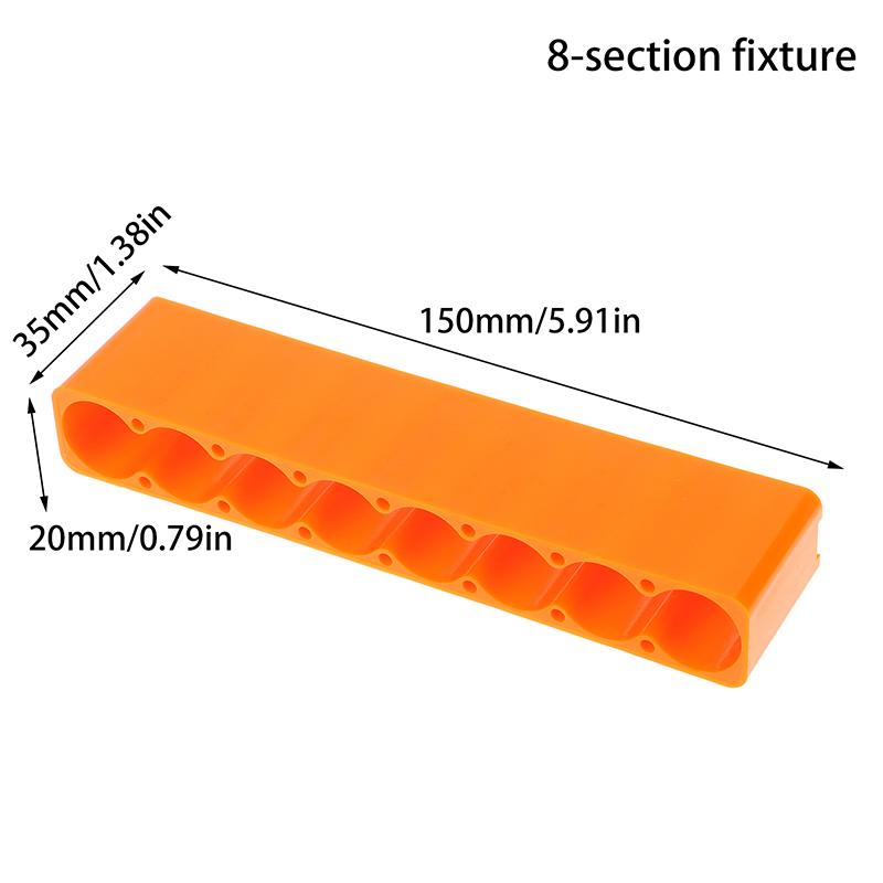 18650Battery Pack Fixture For Spot Welder Single Row Double Sided Spot Welding Plastic Fixed Fixture Battery Pack Soldering Tool