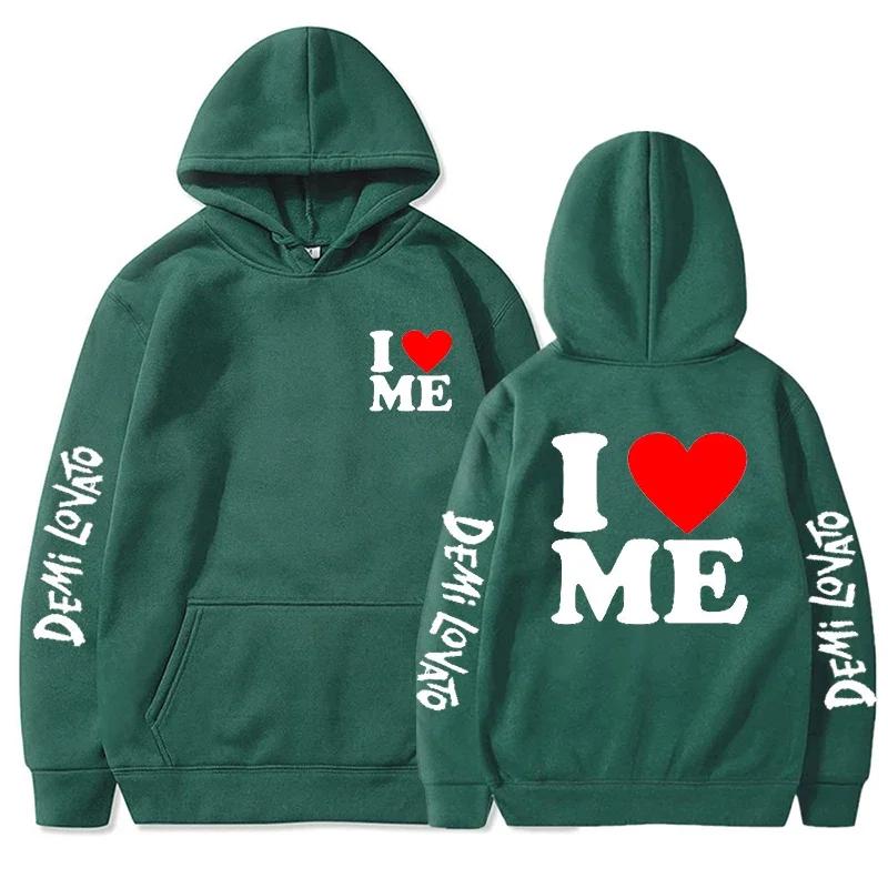 Demi Lovato Hoodies Men Fashion Letter Graphic Printed Sweatshirts Women Cool Harajuku Streetwear Hooded Pullover Jacket