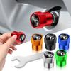 4pcs Car Wheel Tire Valve Caps Tyre Stem Covers Airdust Waterproof For Model 3 Y S X 2021 Roadster Cybertruck Juguete