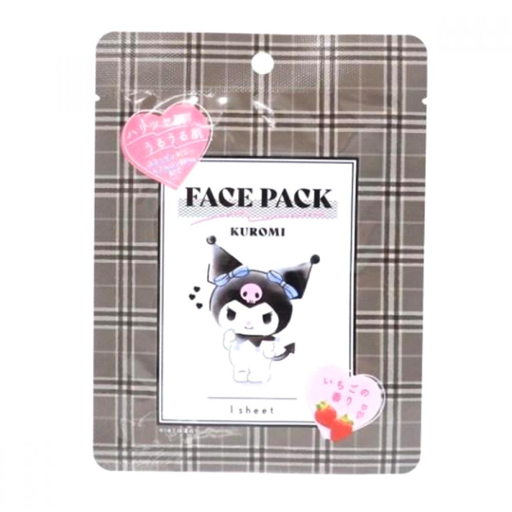 

Klax Sanrio Персонажи Маска для лица Kuromi с ароматом клубники, 1 лист