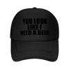Printed Letter Sponge Fashionable Summer Sun Hat Essential Outdoor Travel Visor Camping Party Hip  Mesh Baseball Cap