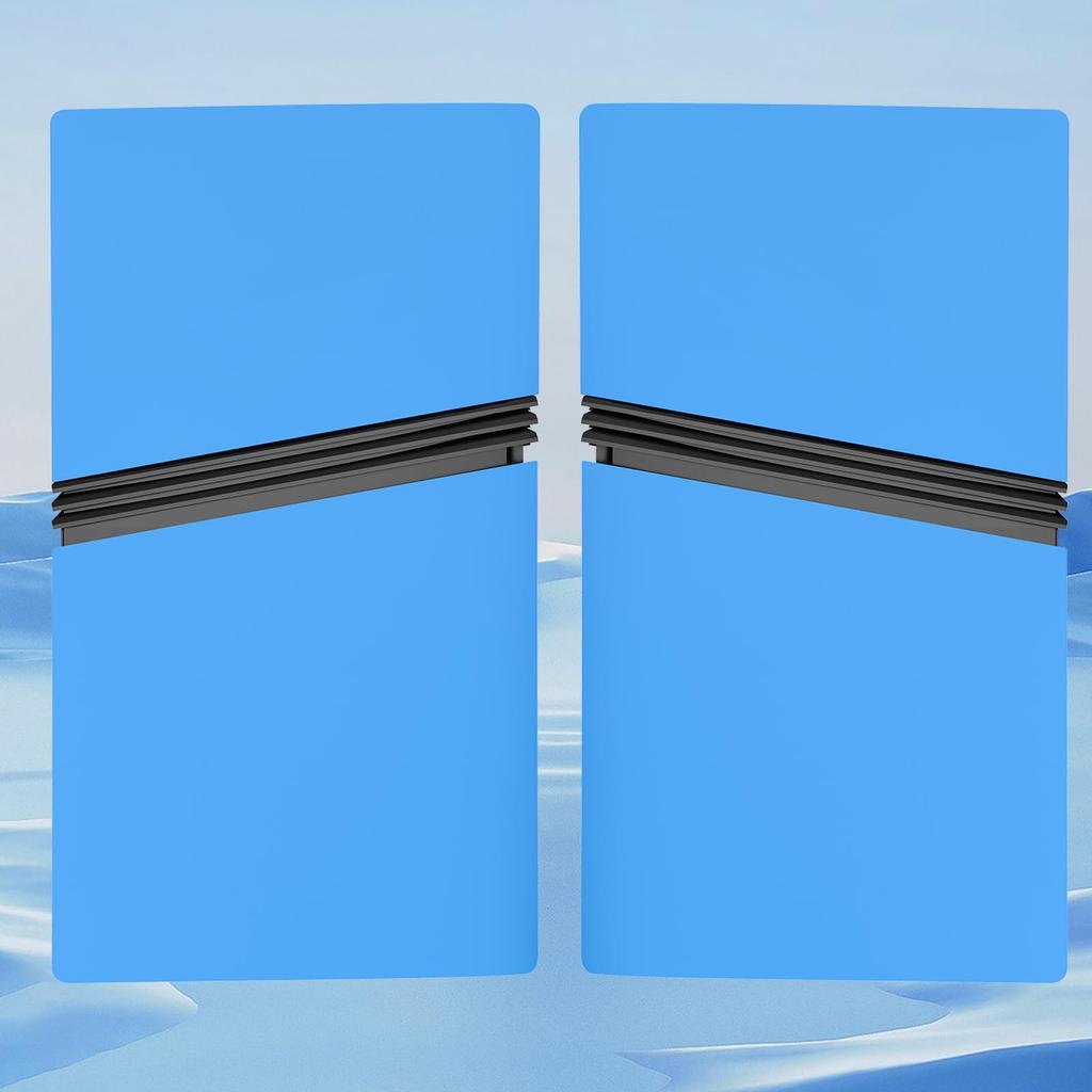 Replacement Case for PS5 Pro Digital Edition Lightweight and Available In 5 Colors - Impact-Resistant, (Sky Blue)