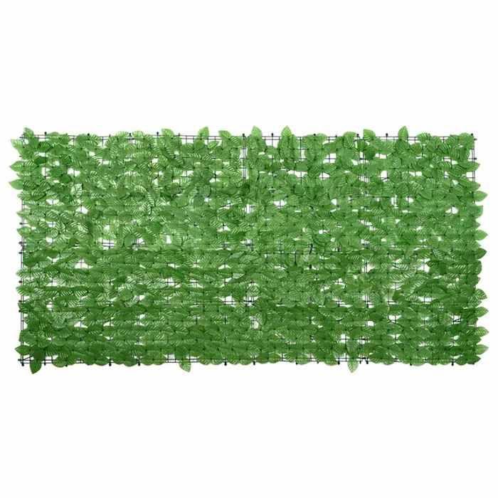 VidaXL Écran de Balcon avec Feuilles, Brise-vue, Écran de Confidentialité, Clôture de Protection, Écran d'Intimité Jardin, 367844