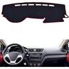Car Dash Cover Mat,for Kia Rio 3 2012 2013 2014 2015 2016 2017,Black Edge Anti-Slip Mat Dashboard Cover Pad Interior Styling Accessories