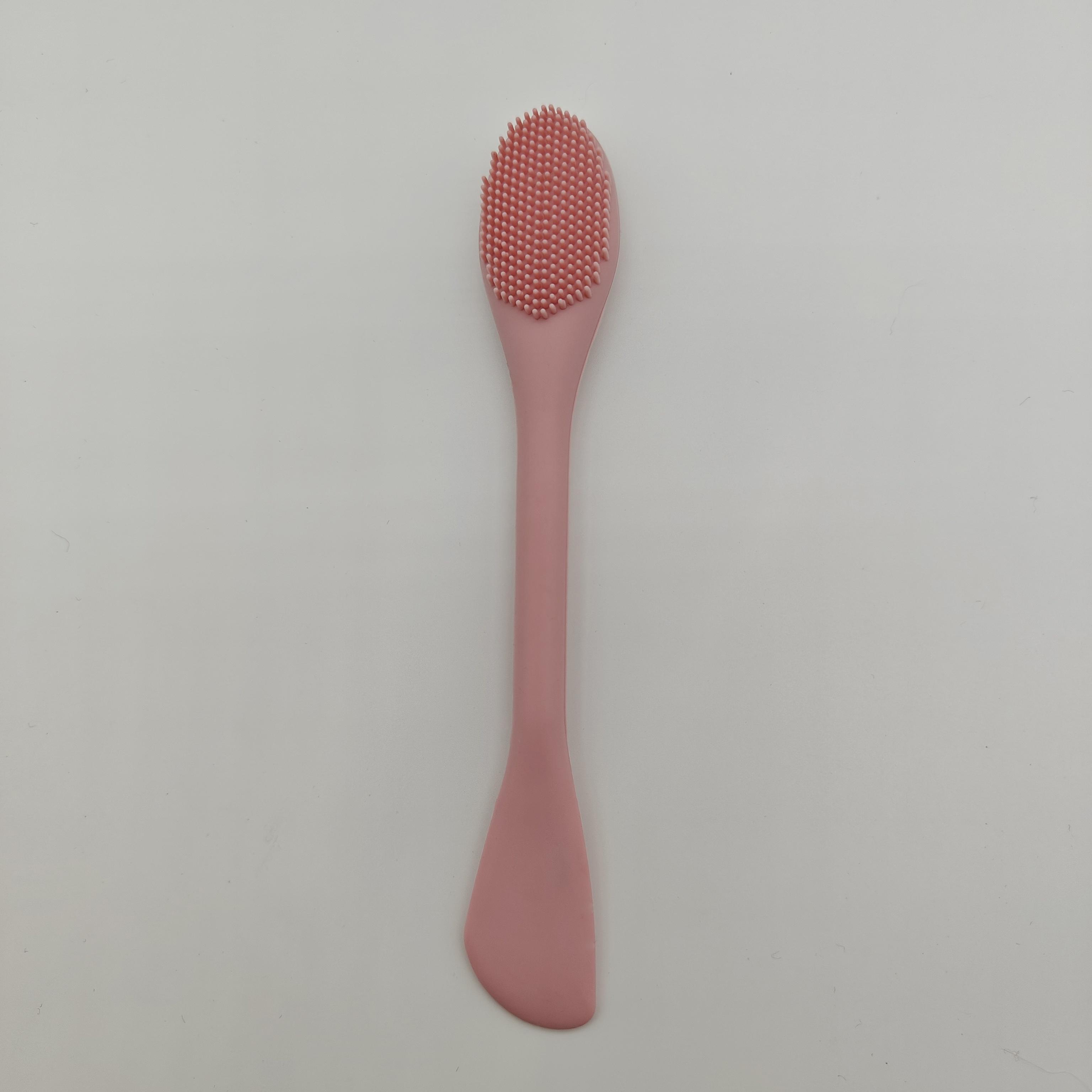 

Маска для обличчя з подвійною головкою Кисть Силіконовий аплікатор Ложка Лопатка Паличка для перемішування Жіноча шкіра Очищення обличчя Догляд Інструменти для домашнього макіяжу рожевий