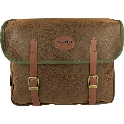 Borsa a tracolla Jack Pyke con logo e finiture in pelle