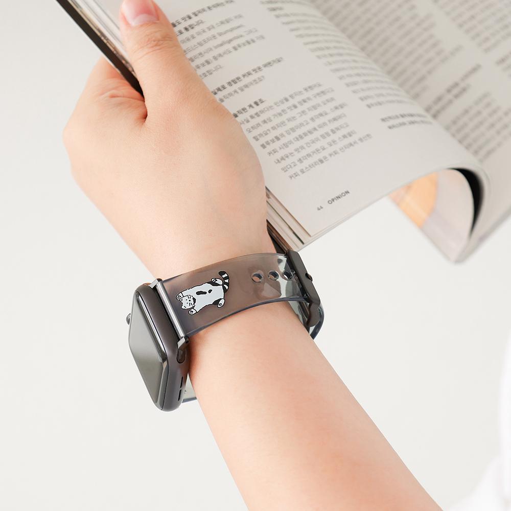 Beuleonchibeuladeo Apple Watch Clear Strap Ver.2 For 38-41Mm