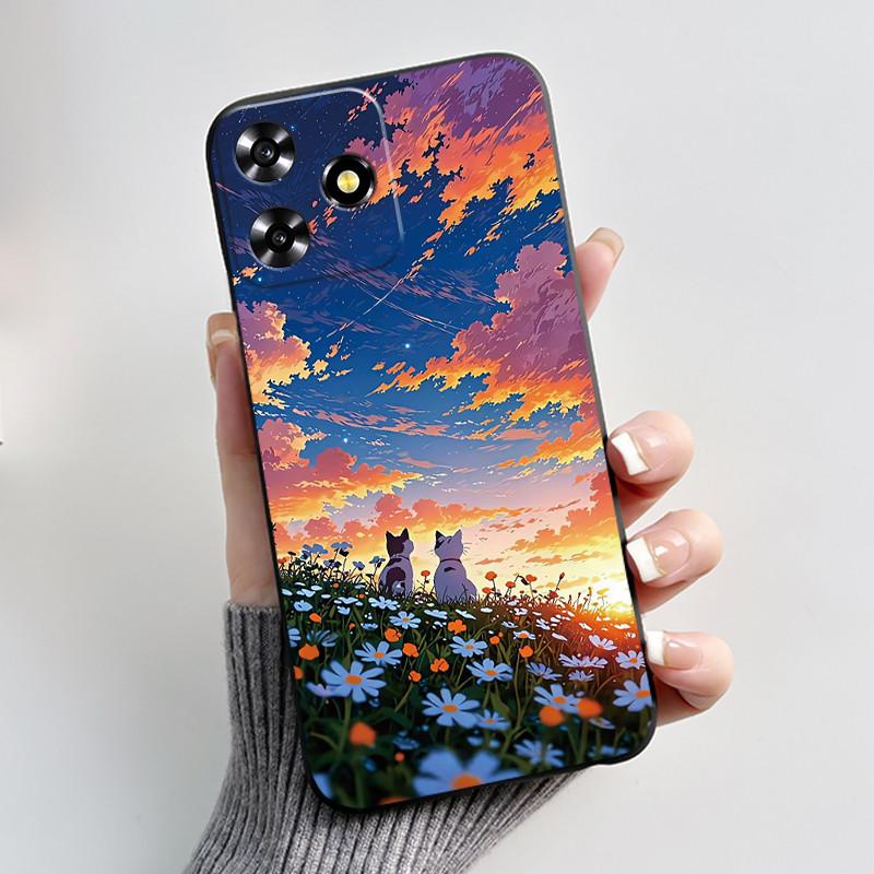 Soft Case For ZTE Blade V50 Design / ZTE 8050 / Blade V50 Smart Casing Luxury Dragon Cute Cool Boys Girls Phone Case Black Cover