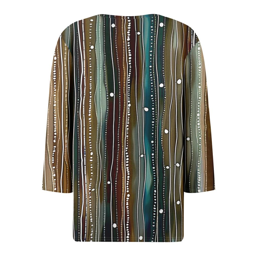 Women's 3/4 Sleeve Shirts Graphic Tees Shirts Casual Basic Tops Pullovers