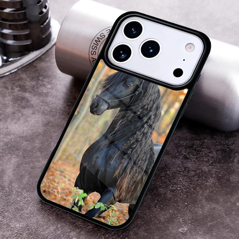 HORSE BEAUTIFUL Phone Case for iPhone 17 16 15 Pro Max Air 14 13 12 11 Plus Shockproof Cover