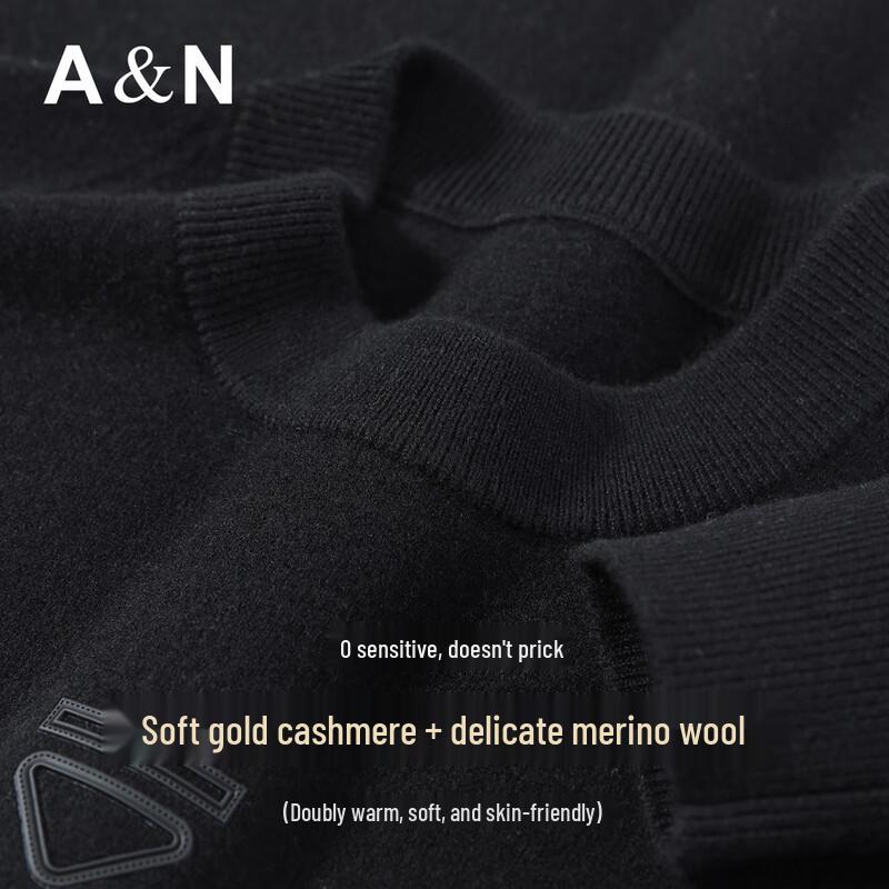 

Antonio Men s Cashmere Lambswool Blend Sweater L