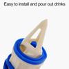 2pcs Box Drinks Diverter Useful Box Drinks Diverter Home Boxed With Cover Milk Extended Nozzle Deflector