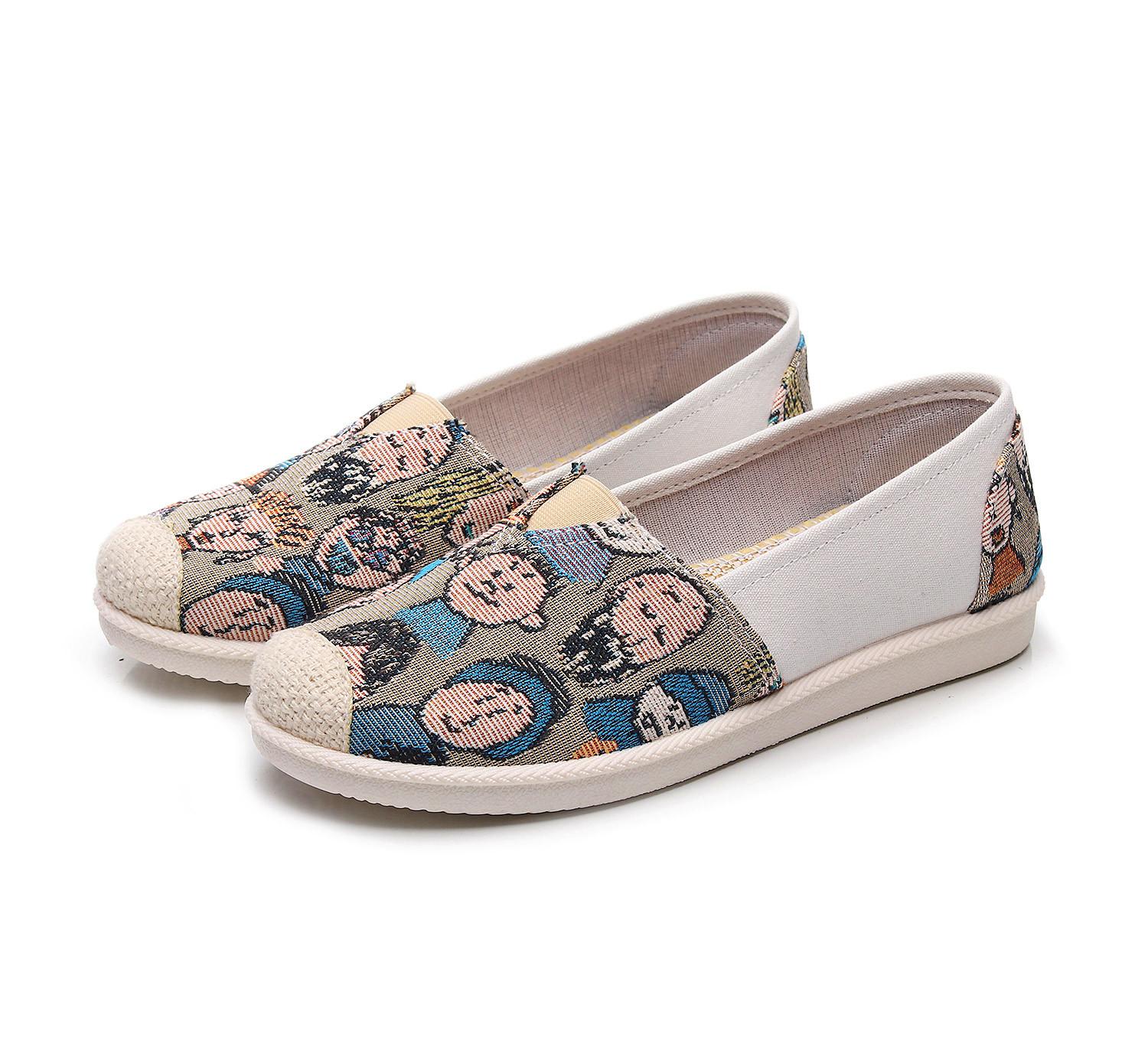 

2025 ****** new old ******* cloth shoes s**t sole non-slip breathable single shoes flat heel lightweight versatile casual women s shoes 41