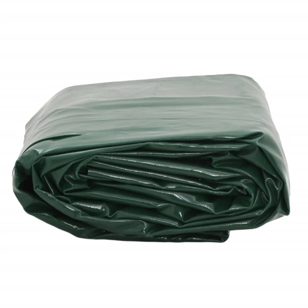 Vidaxl Plandeka, Zielona, 6X8 M, 650 G/M²