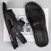 Herrsandaler Casual Sommar Utomhus Vattenskor Strandskor Strand Vandring Sandaler Halkfria Zapatillas Hombre