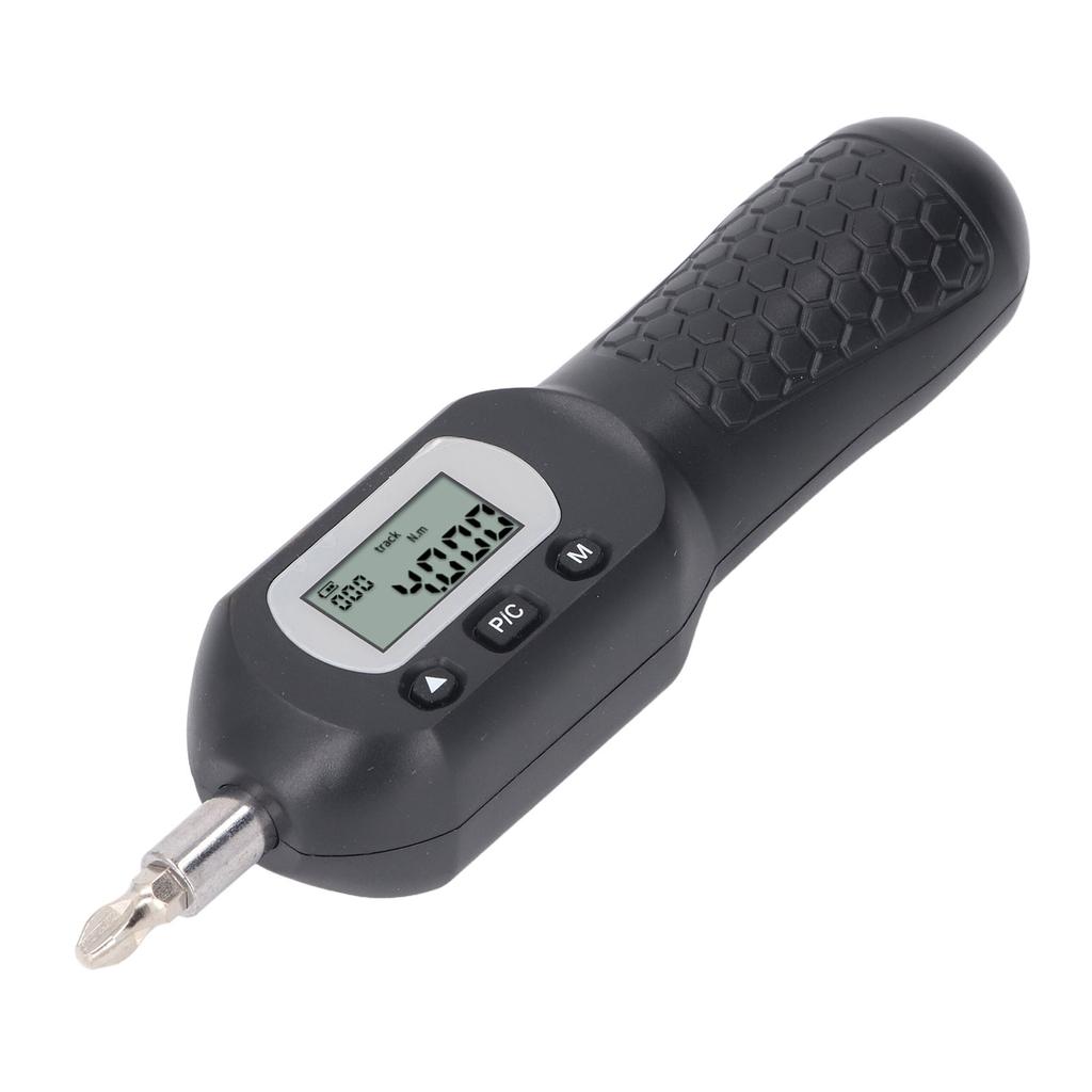 Adjustable Torsion Screwdriver 0.4-4Nm Range 1/4 Inch Drive 4 Units Backlit LCD Digital Torsion Driv