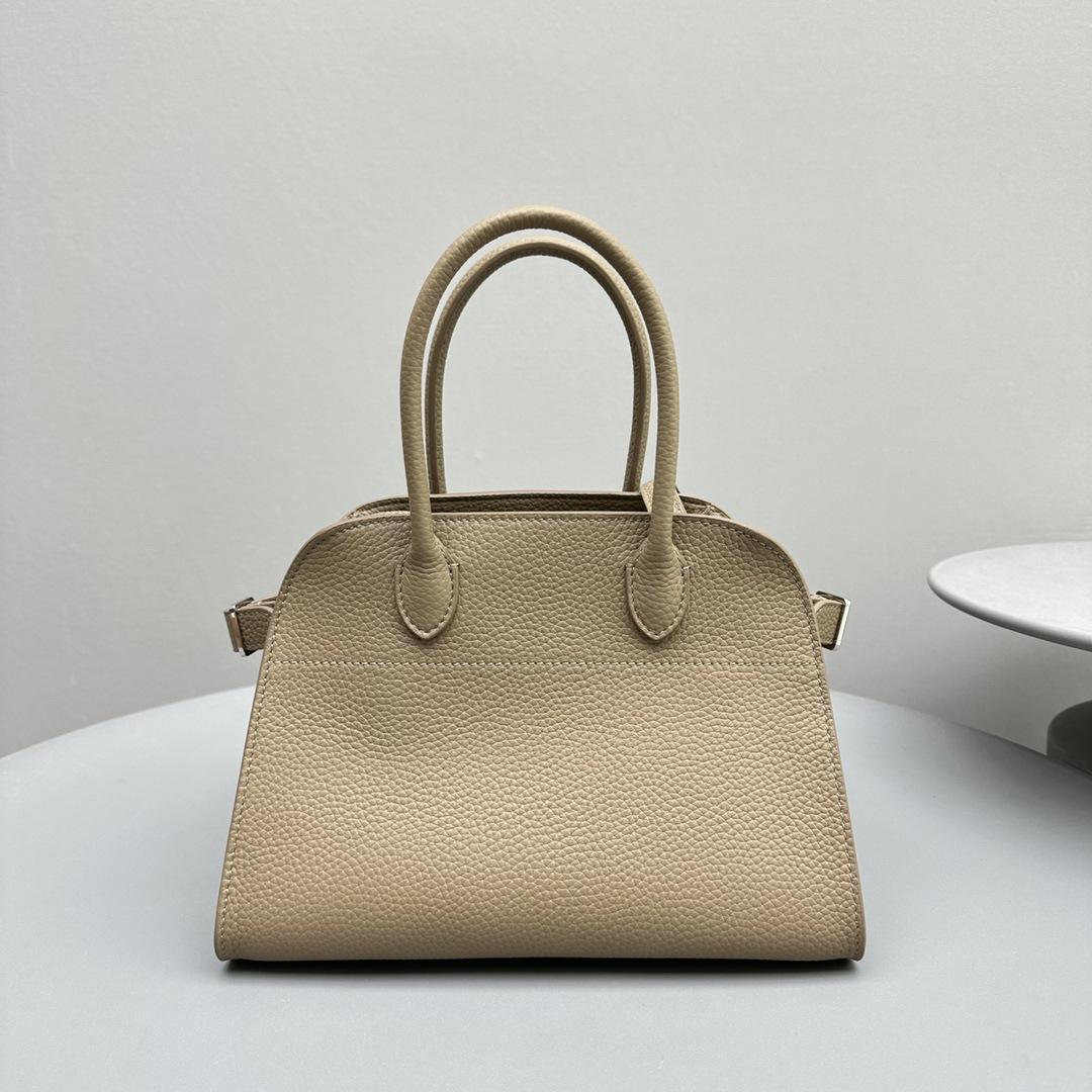 Classic Margaux 10-Inch Handbag First-Layer Cowhide