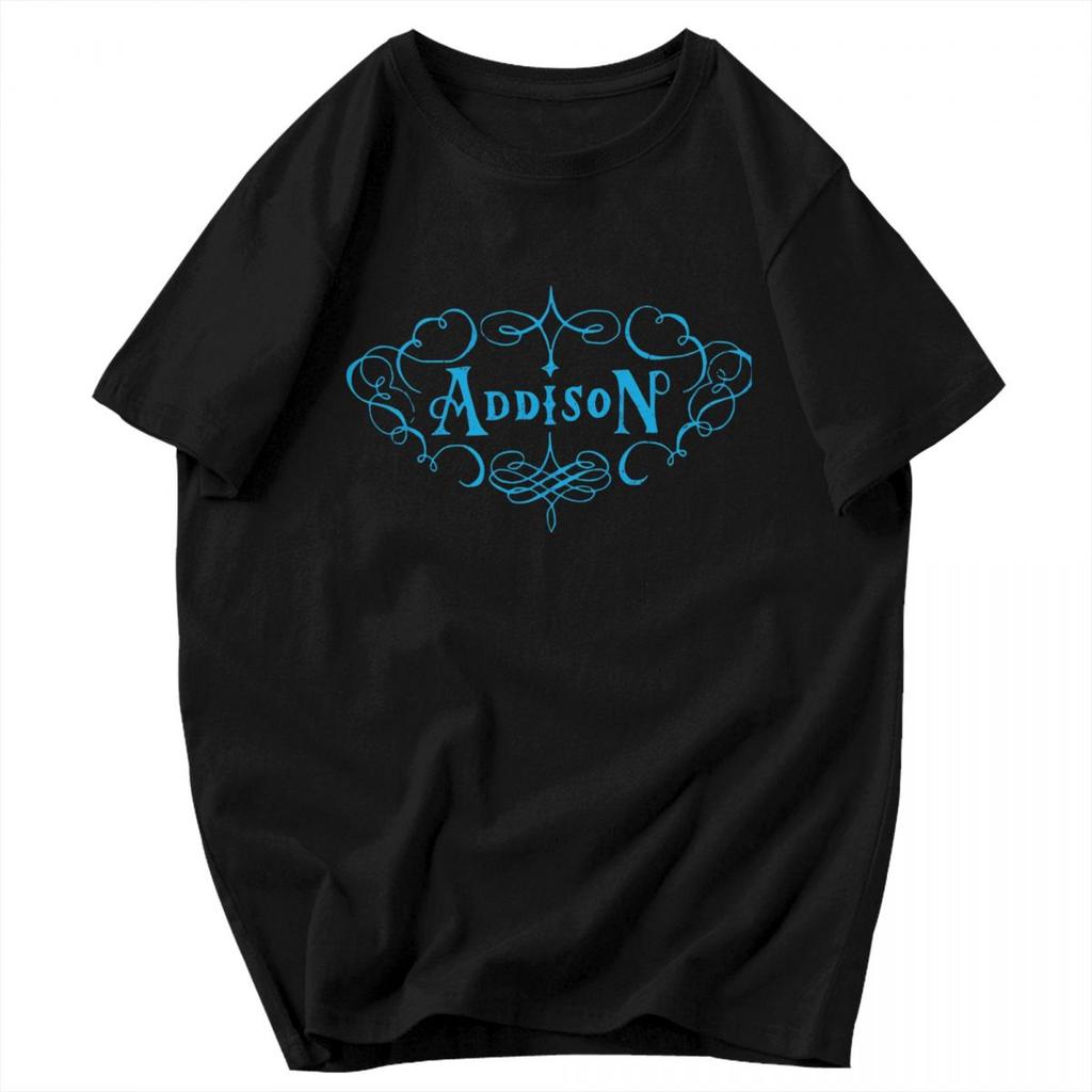 Men T Shirt Singer Addison Rae 2025 Tour Merch 2026 Pops Y2K Graphic Customized Unisex Tops T Shirts