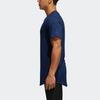 adidas Sports Running Crew Neck Pullover Short Sleeve T-Shirt Men Tops Navy-Blue CW4061