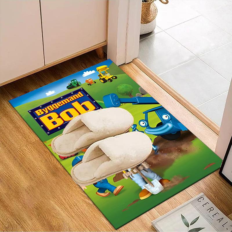 The Builder's Adventure Floor Mat for Living Room, Game Rooms, Office, Bedroom, Office Floor Mat Playful Design, Christmas fan gifts