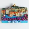 France Marseille Aimants de réfrigérateur Rocamadour Souvenirs de voyage Paris la Tour Eiffel Saumur Autocollants de réfrigérateur Cadeaux de mariage