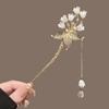 Vintage Chinese Style Hair Sticks Forks Flower Pearls Pendant Designs Women Girls Hanfu Dress Hairpins Side Clips Fringe Jewelry