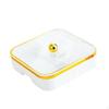 5-Compartment Serving Tray for Snacks And Fruits, Portable Food Container