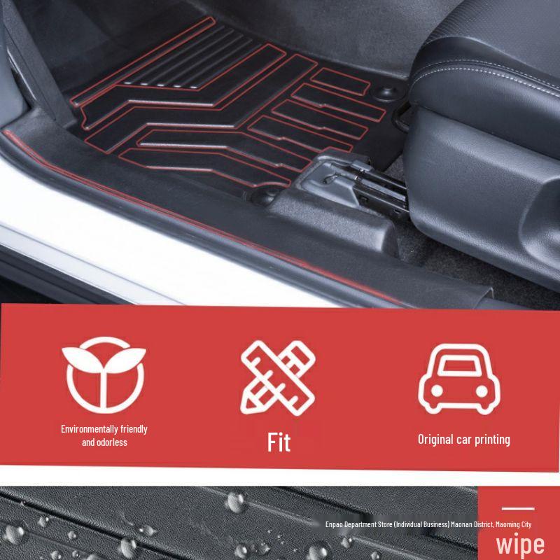 Compatible Toyota Floor Mats: Full Coverage TPE Mats for 24 Corolla & RAV4 Models