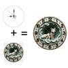 Intentional Living 25x25cm Wood Wall Clock Symbol of Slower Pace
