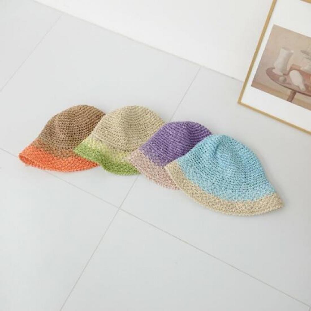 New ArrivalS Open Run Women S Rainbow Straw Hat