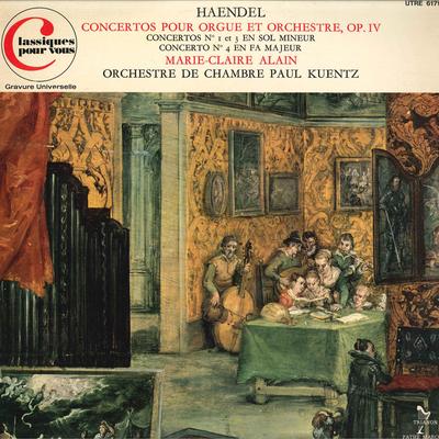 LP Record MARIE-CLAIRE ALAIN(L'ORGUE)/ORCHEST - Georg Friedrich Handel/Concertos Po UTRE6179 GRAVUREUNIVERSE France Classical Used