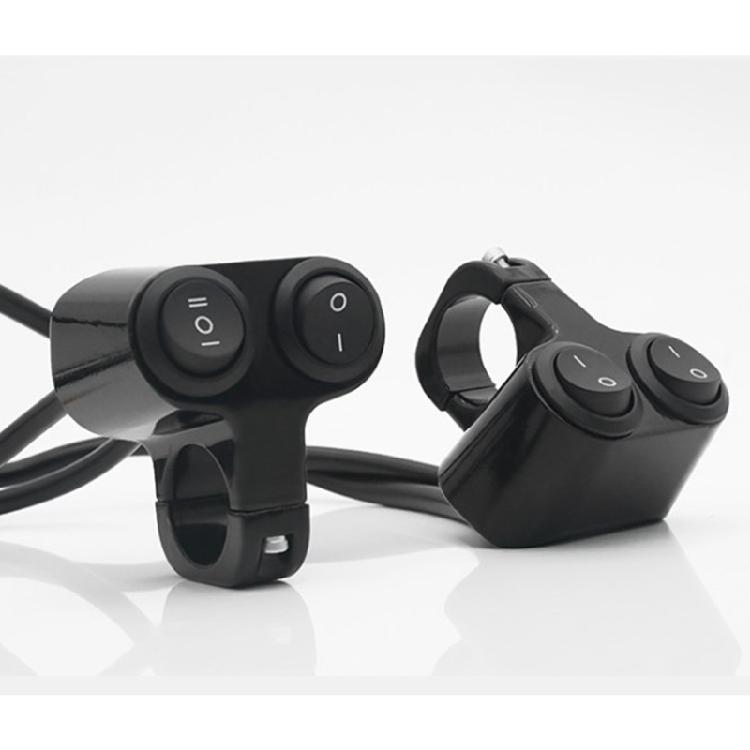 Corrosion Resistant Motorcycle Front Headlight Spotlight Handlebar Control Switch Suitable for Riders Safe Night Travel