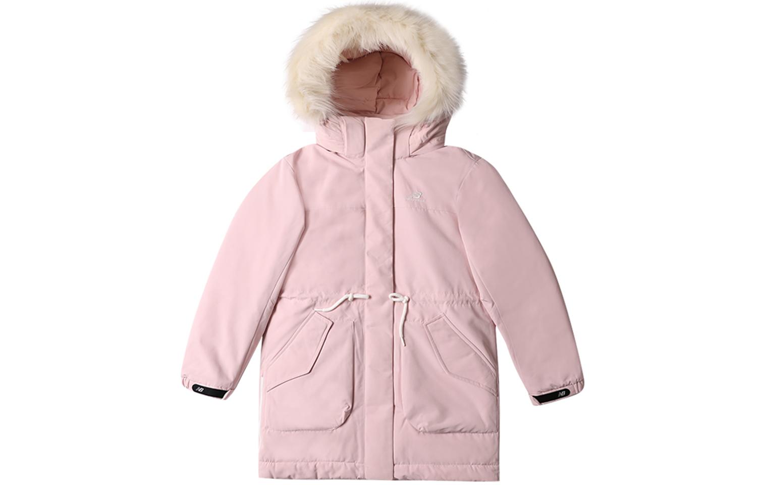 New Balance Down Jackets Women s Pink Hooded Thickened Other NPA46012-PKZ M